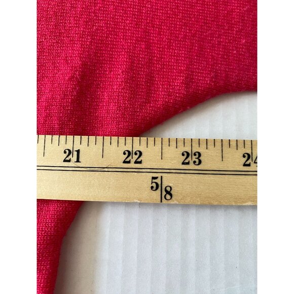 INC Red Lightweight Office Siren Sweater/Tunic Acrylic/Nylon/Wool Blend Size M - Picture 5 of 7